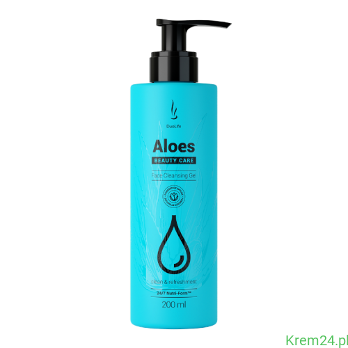 Aloesowy żel do mycia twarzy - DuoLife Beauty Care Aloes Face Cleansing Gel .png
