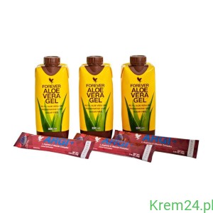 Forever TRIPACK Aloe Vera Gel 3x330ml + ARGI