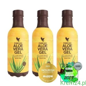 Forever Tripack Aloe Vera Gel Koncentrat Aloesu w płynie Zestaw 3x1L